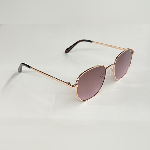 QUAY Australia - BIG TIME SUNGLASSES -ROSE/PNK - Picture 5 of 10